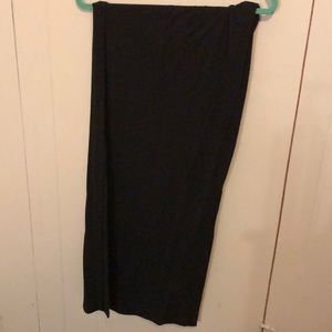 Black maxi skirt